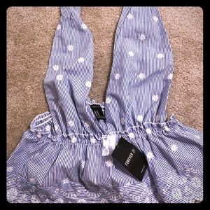 Ruffle Peblum Style Tank Top (New with Tags)